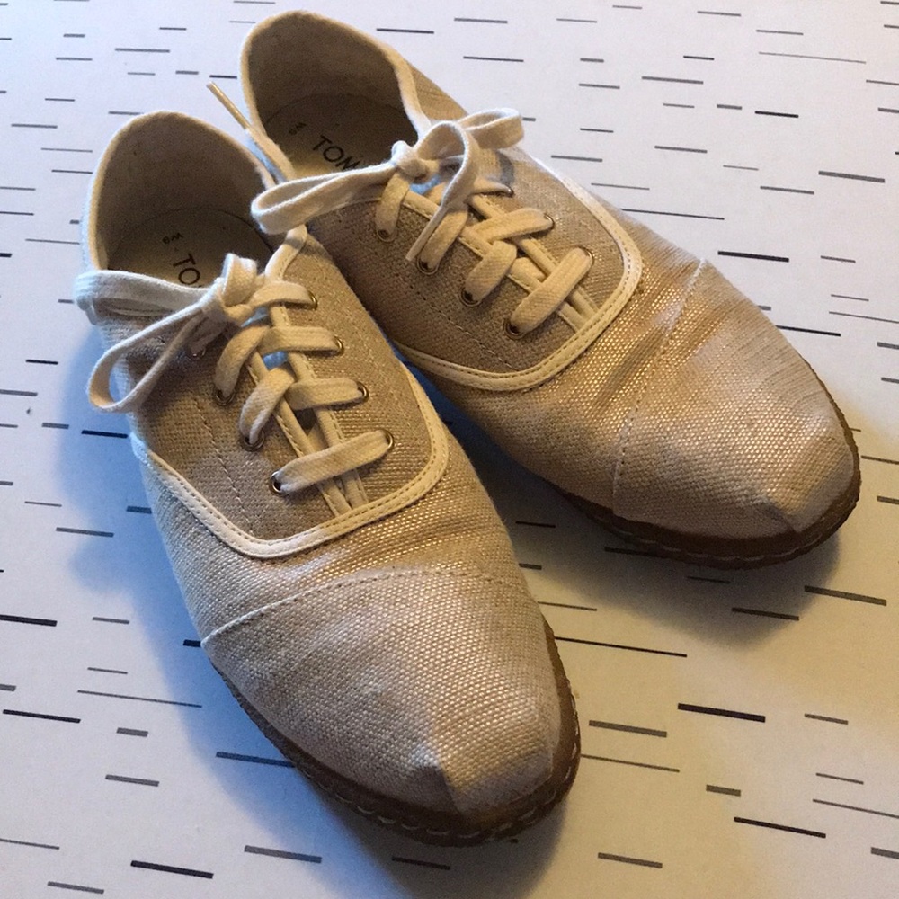 Tom’s size W9 Rose gold shoes